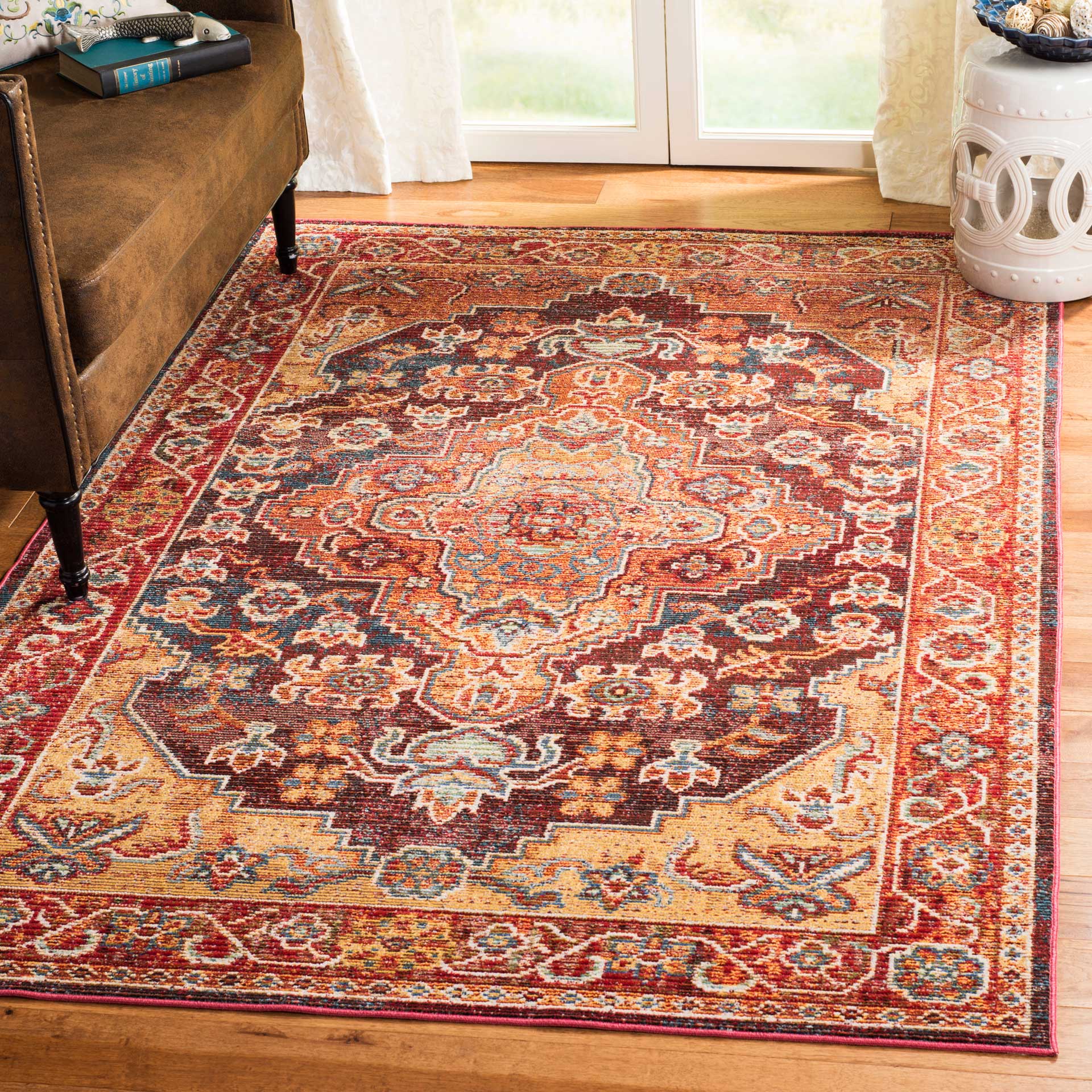 Harmony Ruby/Gold Area Rug - Image 4