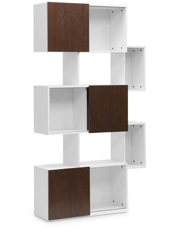 Harriet Bookshelf White & Walnut - Image 2