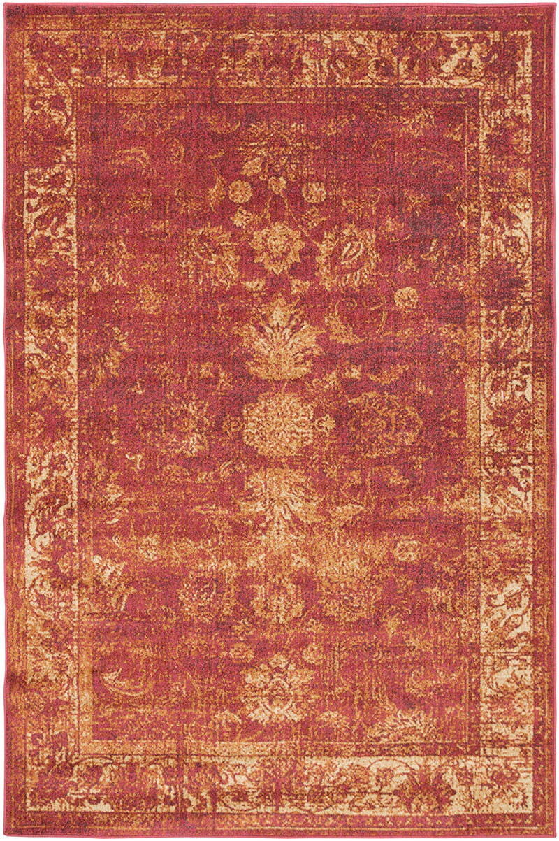 Hathaway Burgundy/Gold Area Rug - Image 2