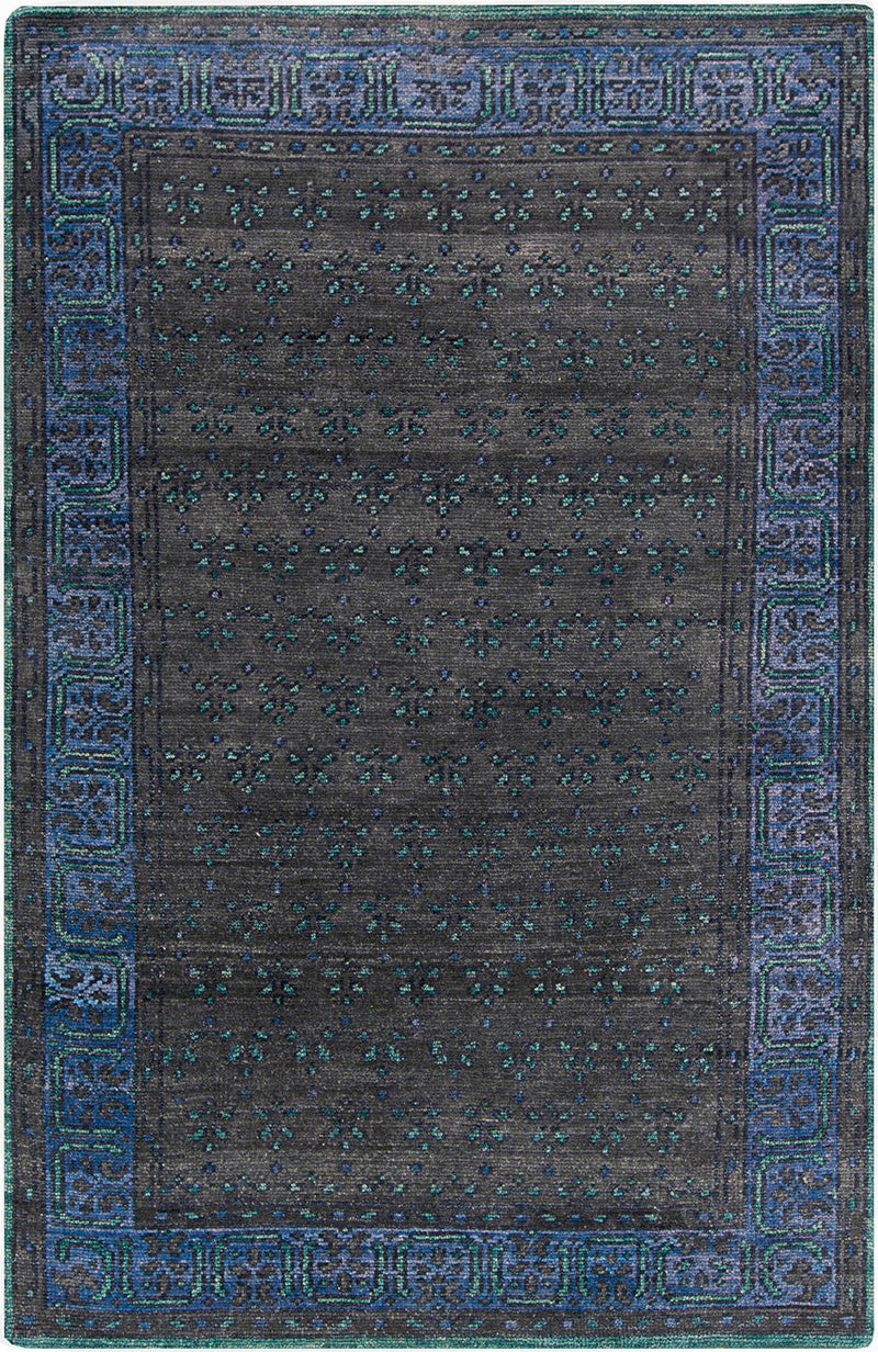 Haven Black/Navy Area Rug - Image 2