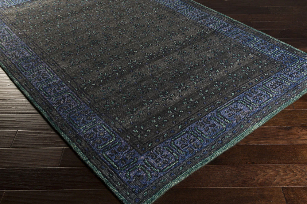 Haven Black/Navy Area Rug - Image 3