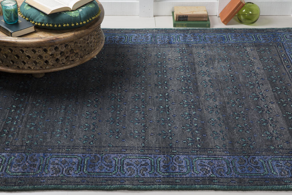 Haven Black/Navy Area Rug - Image 4