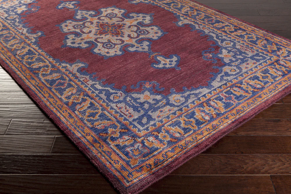Haven Rust/Cobalt Area Rug - Image 3