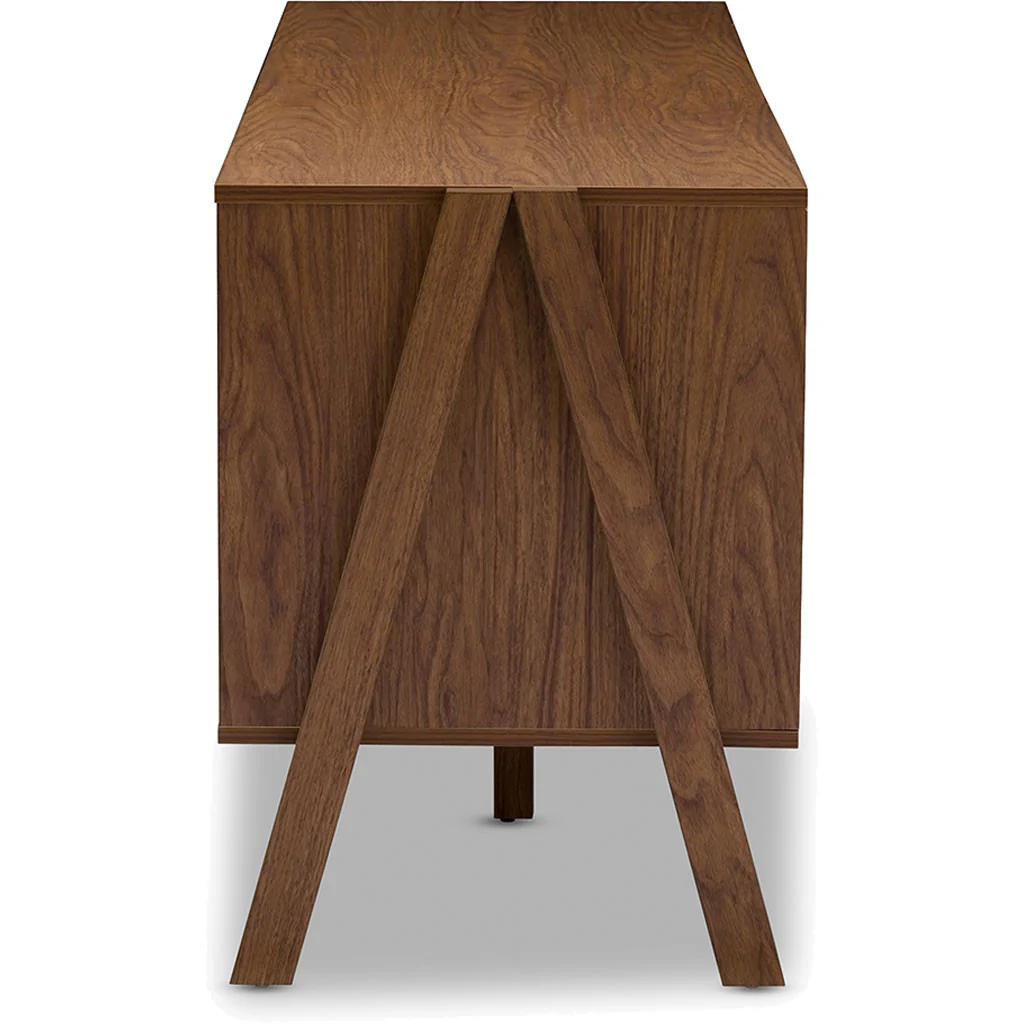 Haven Sideboard Cabinet White/Walnut - Image 3