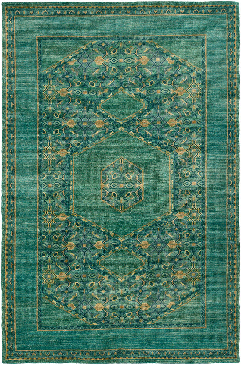 Haven Teal/Emerald/Kelly Area Rug - Image 2