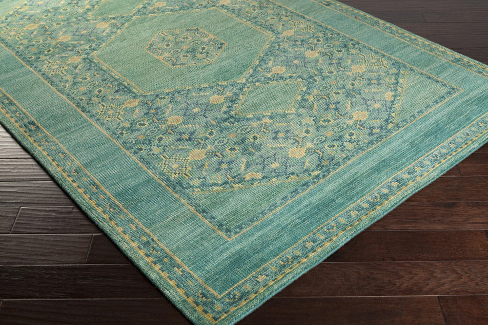Haven Teal/Emerald/Kelly Area Rug - Image 3