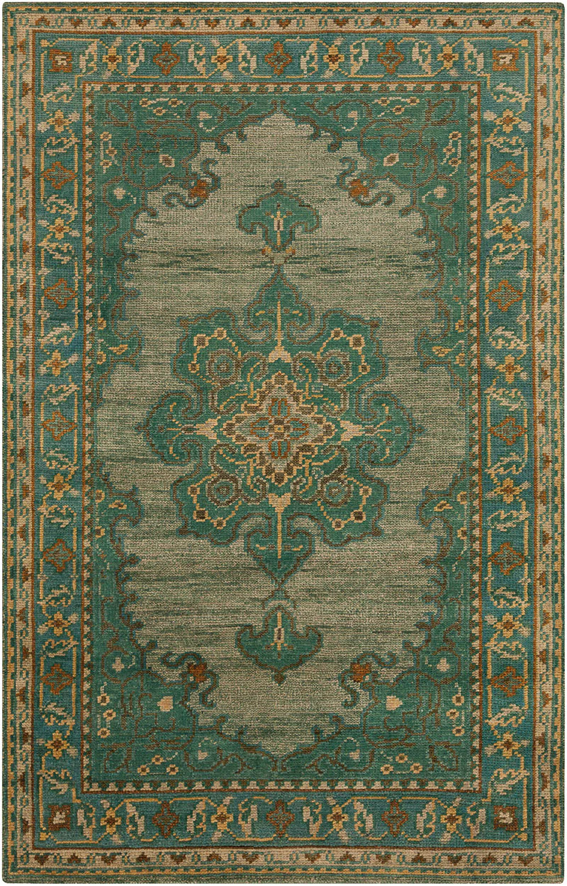 Haven Teal/Forest Area Rug - Image 2
