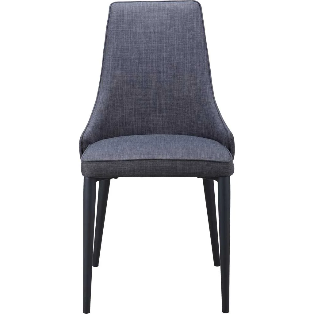 Hazelton Dining Chair Dark Gray (Set of 2) - Image 2
