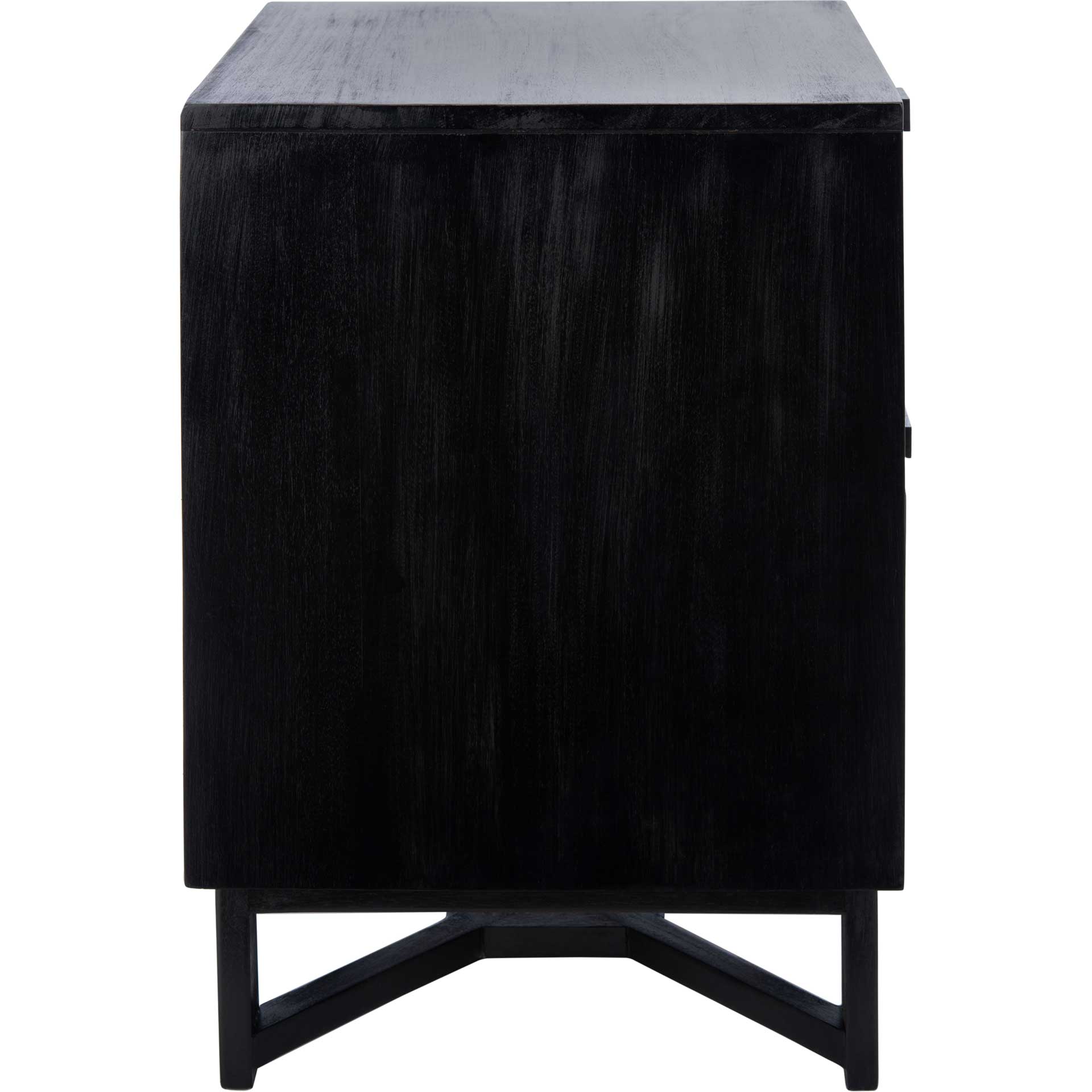 Healy 2 Drawer Nightstand Black/Natural - Image 3
