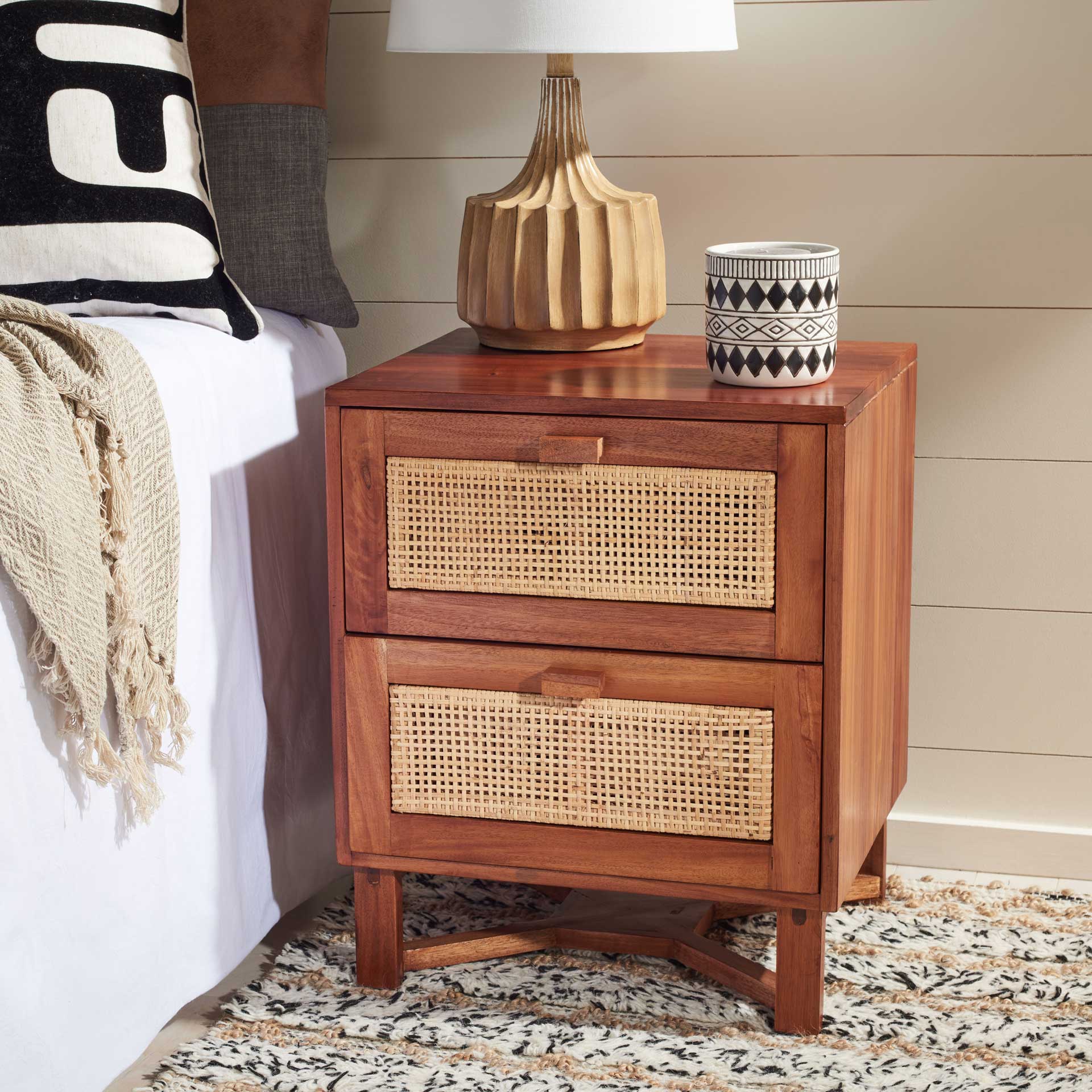 Healy 2 Drawer Nightstand Natural - Image 8