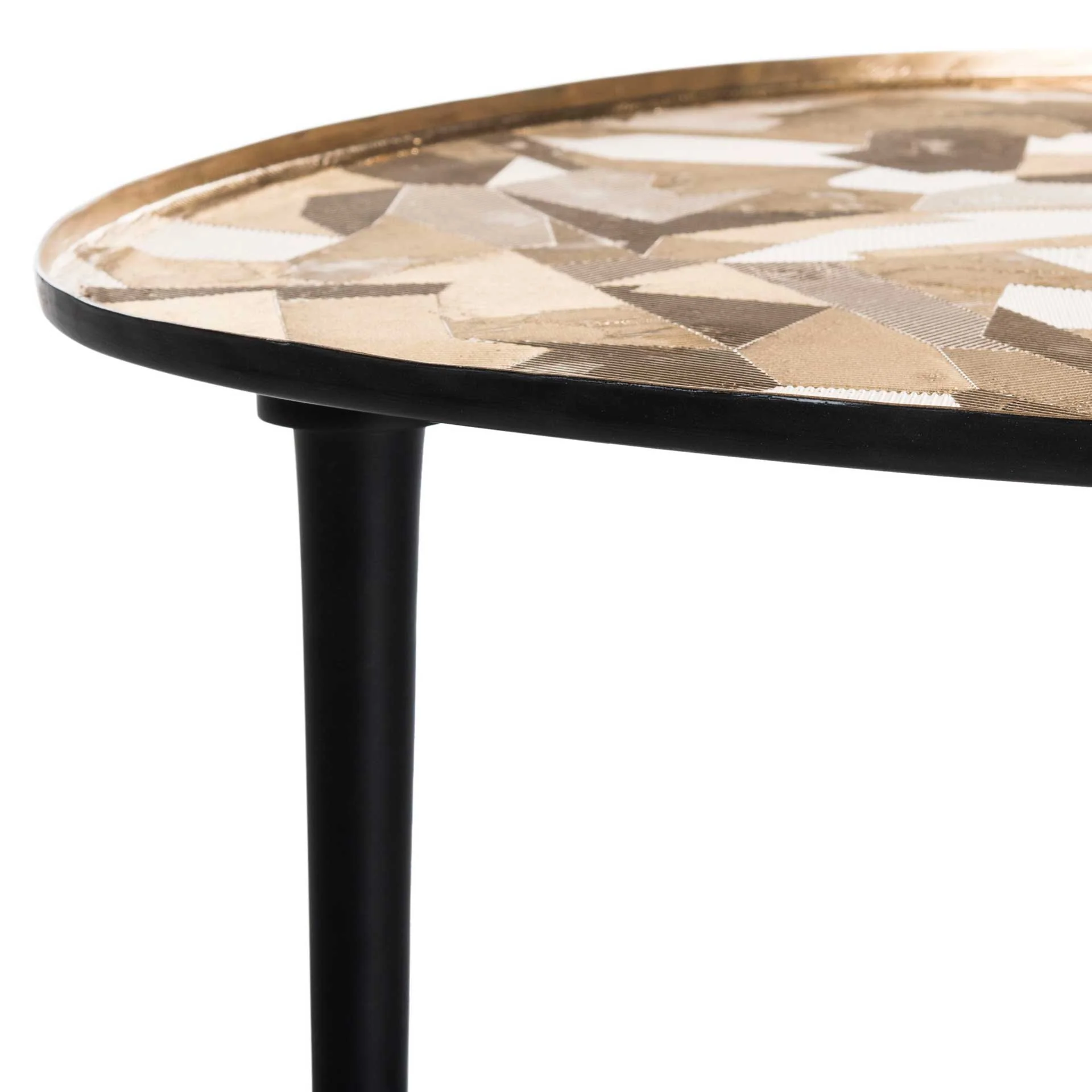 Heavenly Oval Side Table Black - Image 2