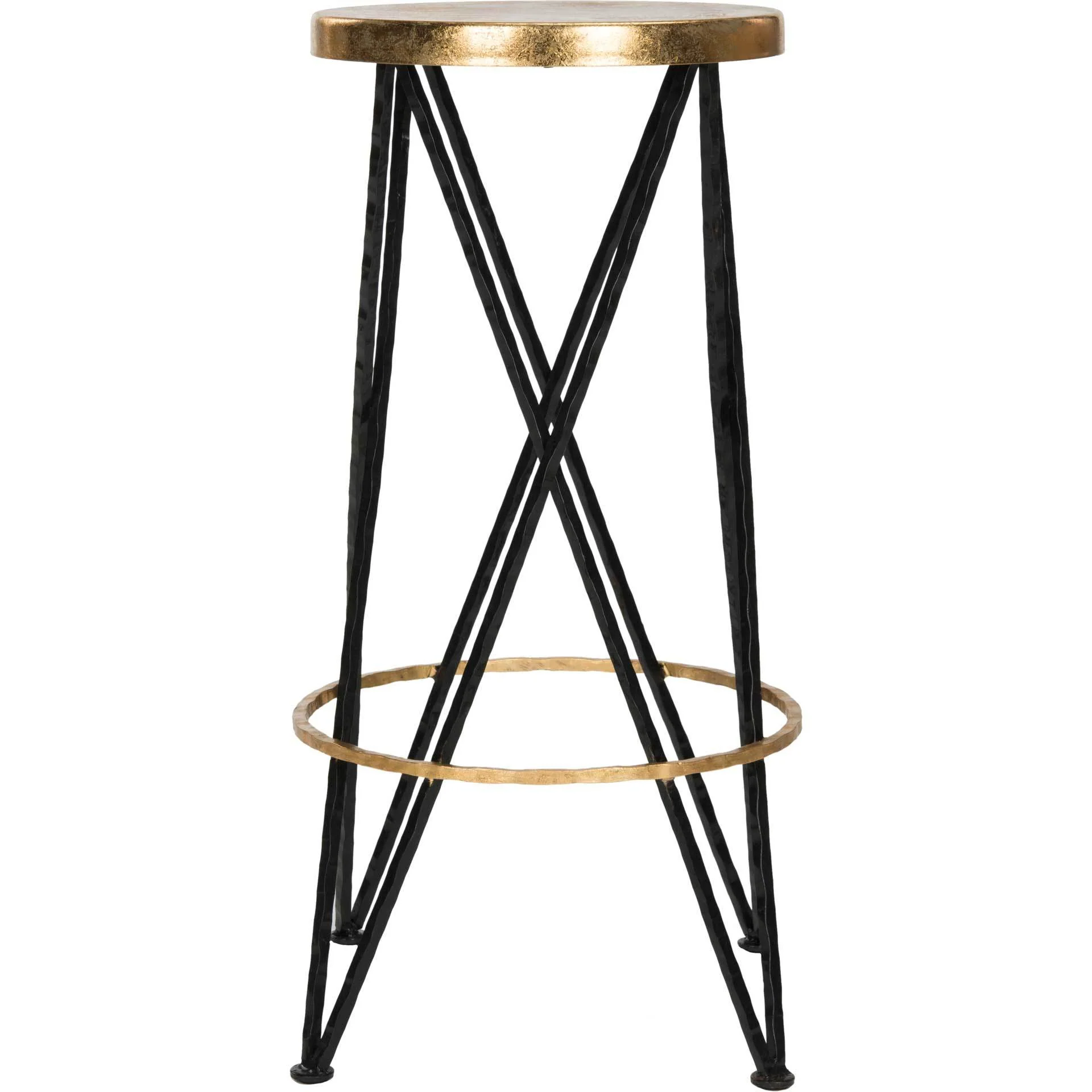 Hector Bar Stool Black/Gold - Image 2