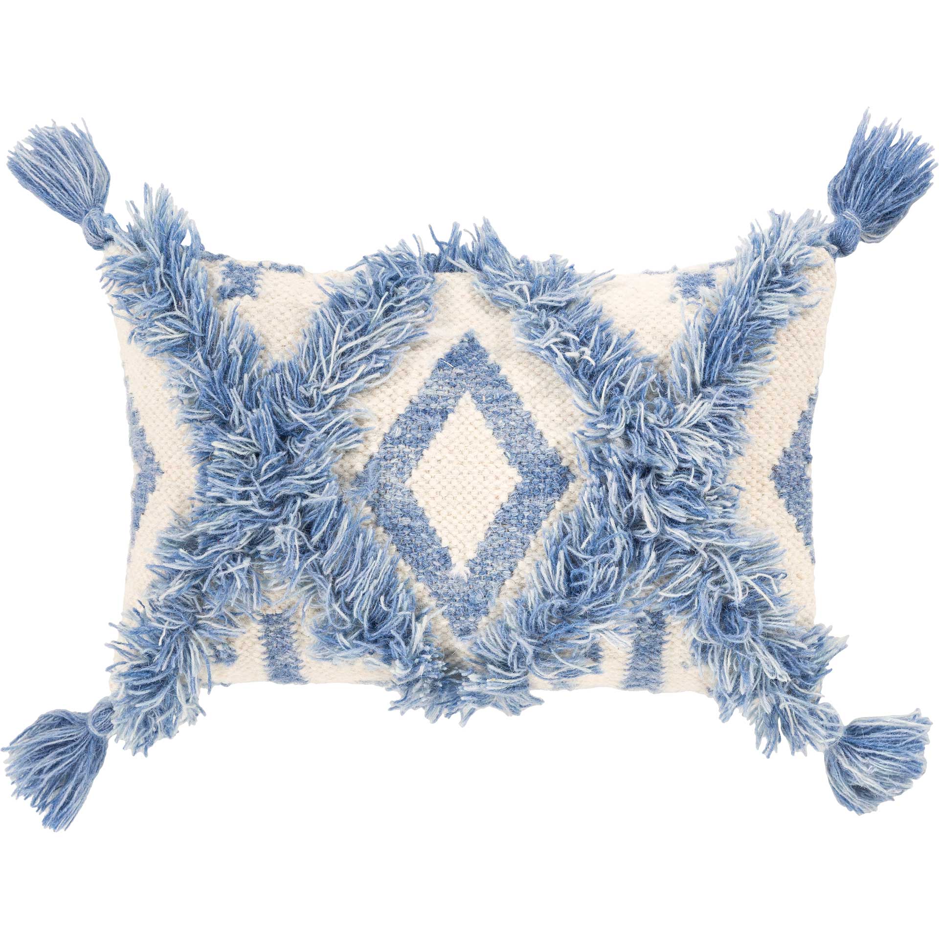 Heidi Pillow Denim/Ivory - Image 2