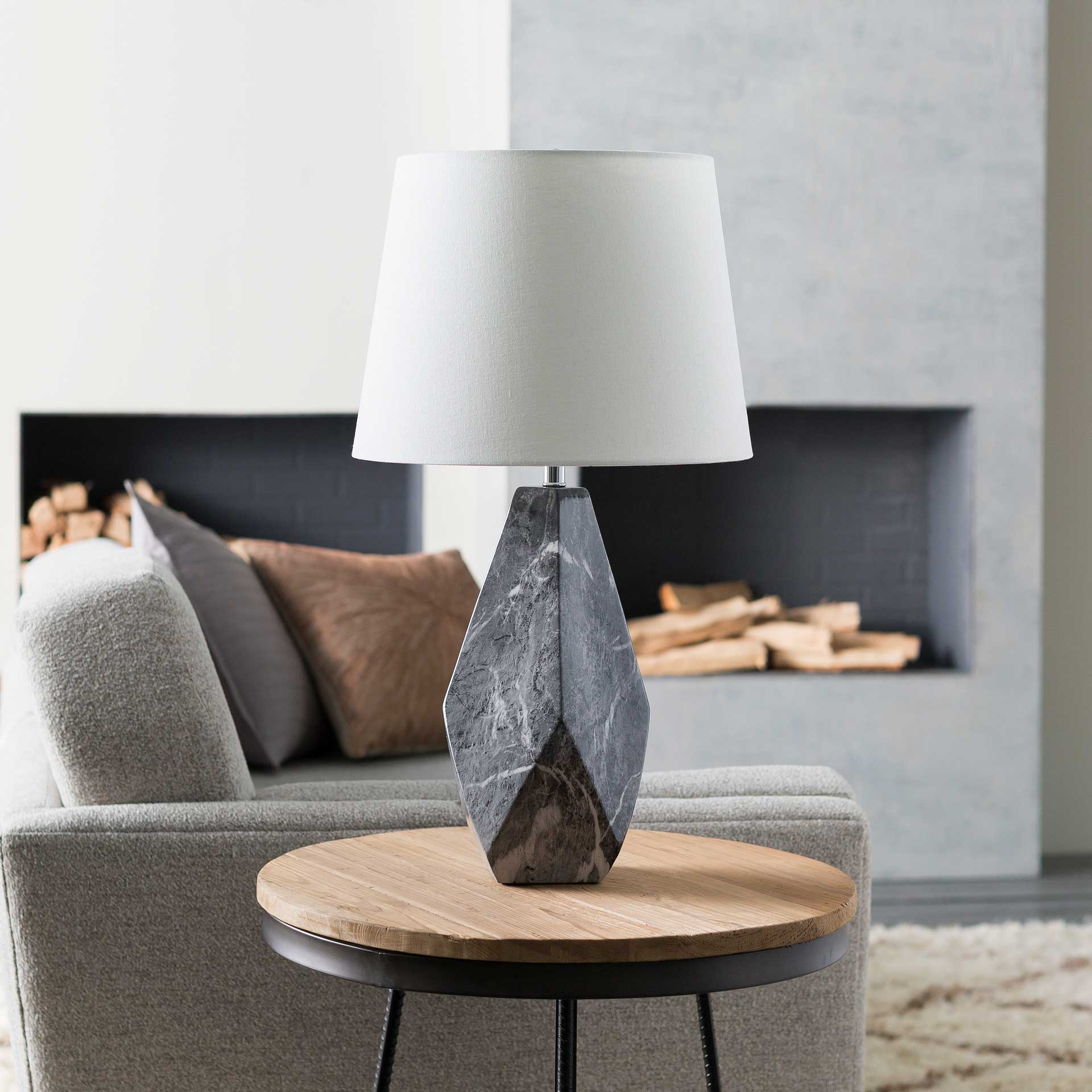 Helen Table Lamp White/Black - Image 8