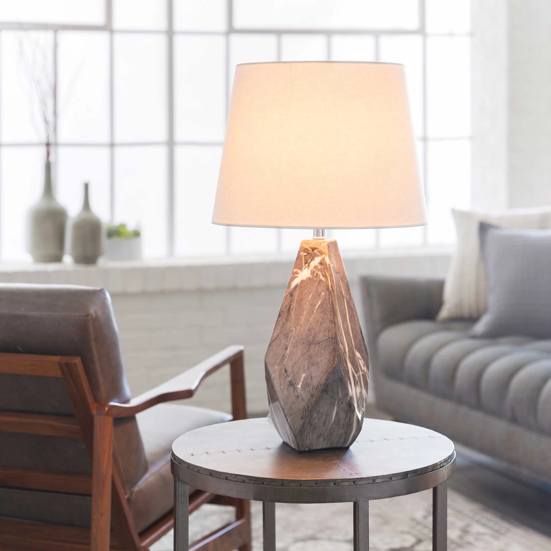 Helen Table Lamp White/Black - Image 9