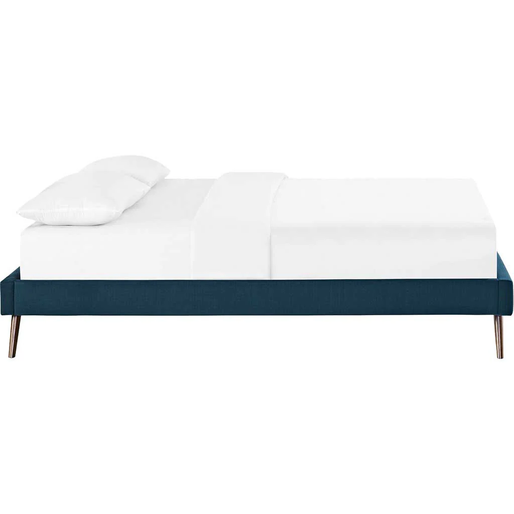 Helena Fabric Bed Azure - Image 2