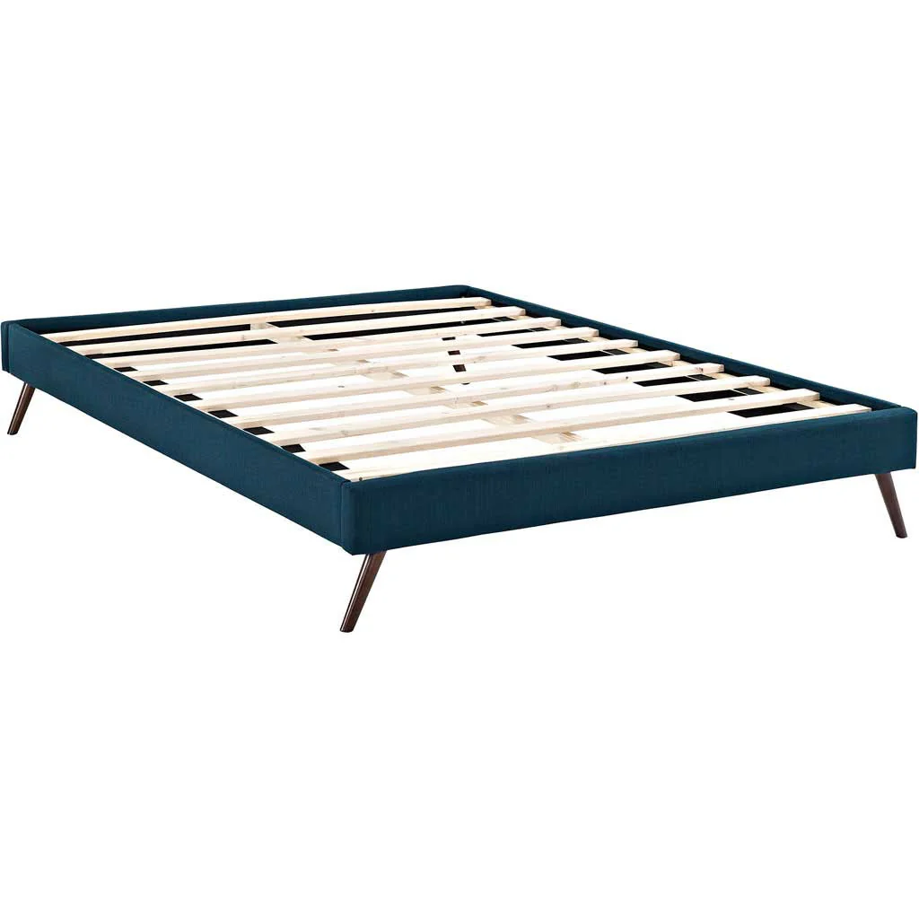 Helena Fabric Bed Azure - Image 4