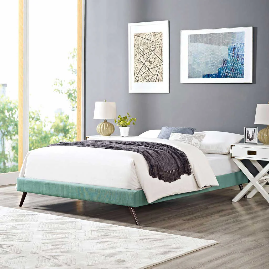 Helena Fabric Bed Laguna - Image 5