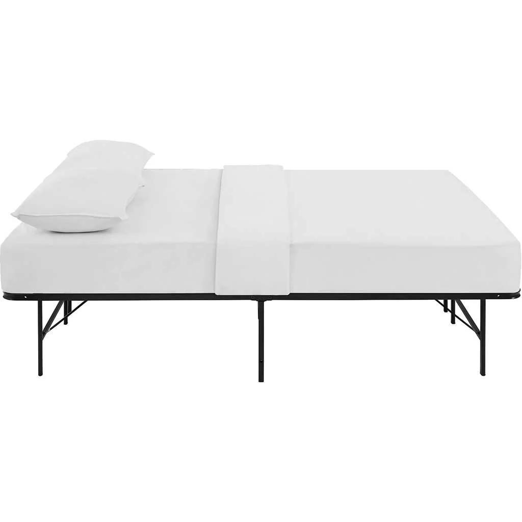 Henry Stainless Steel Bed Brown - Image 2
