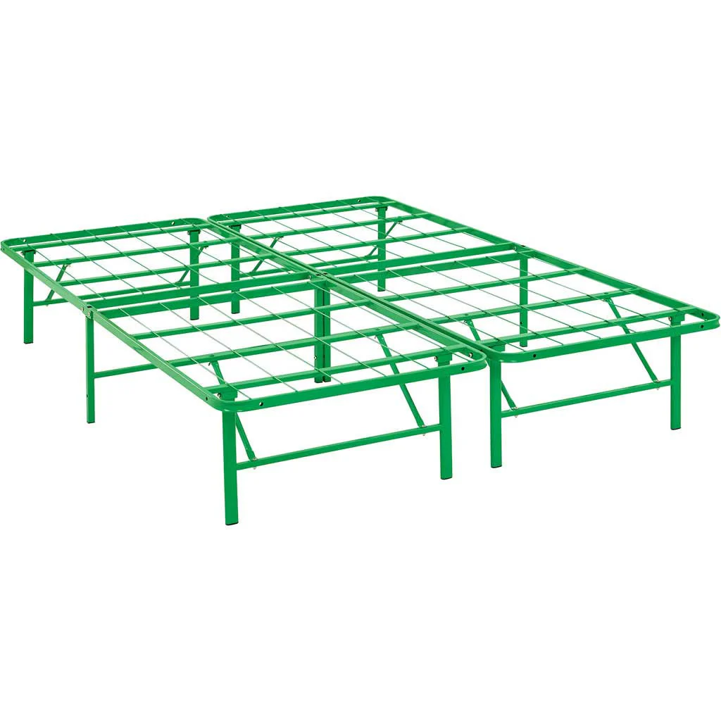 Henry Stainless Steel Bed Green - Image 4