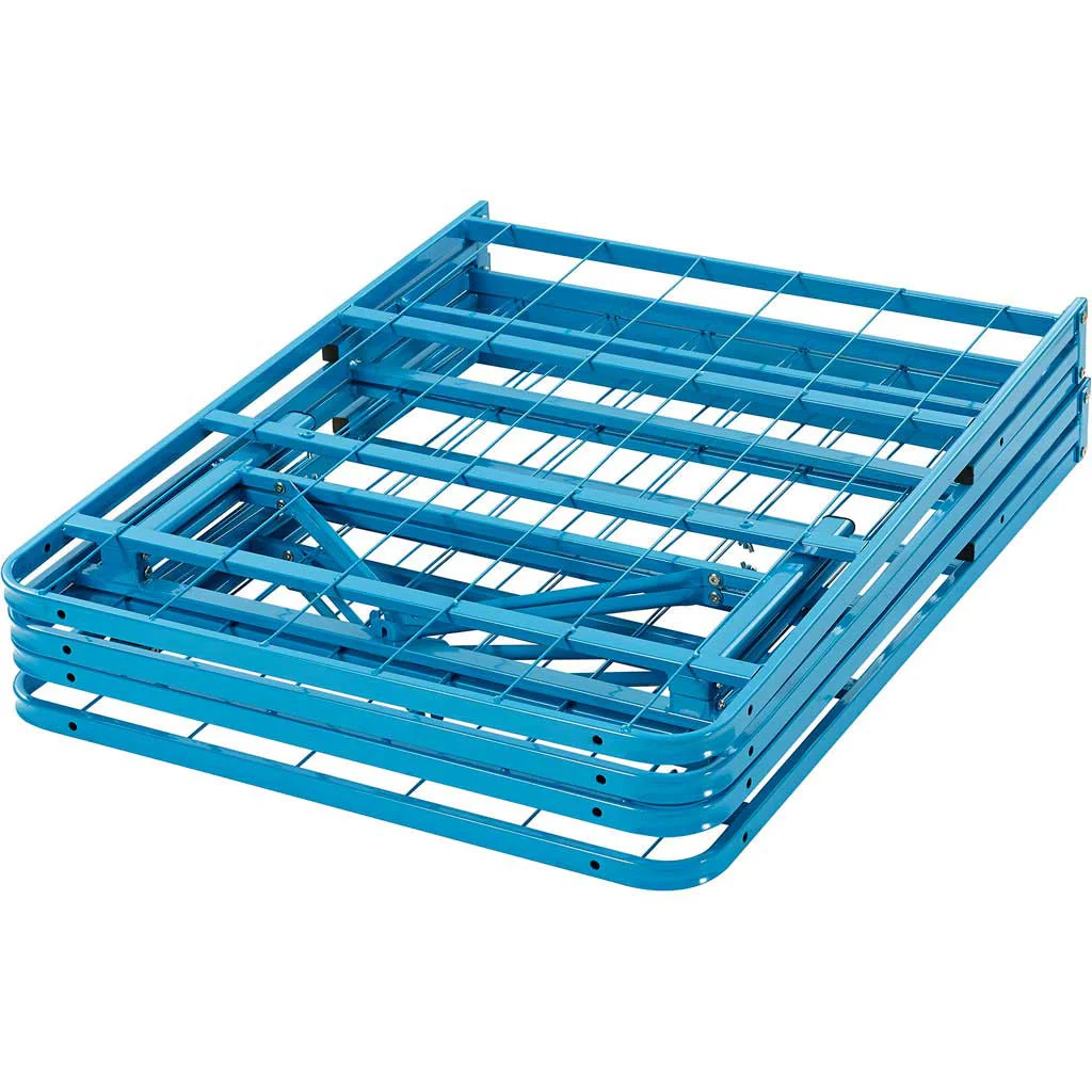 Henry Stainless Steel Bed Light Blue - Image 5