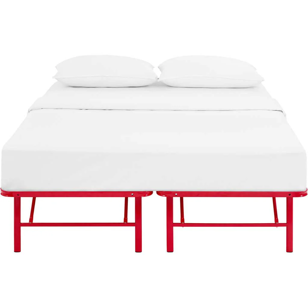 Henry Stainless Steel Bed Red - Image 3