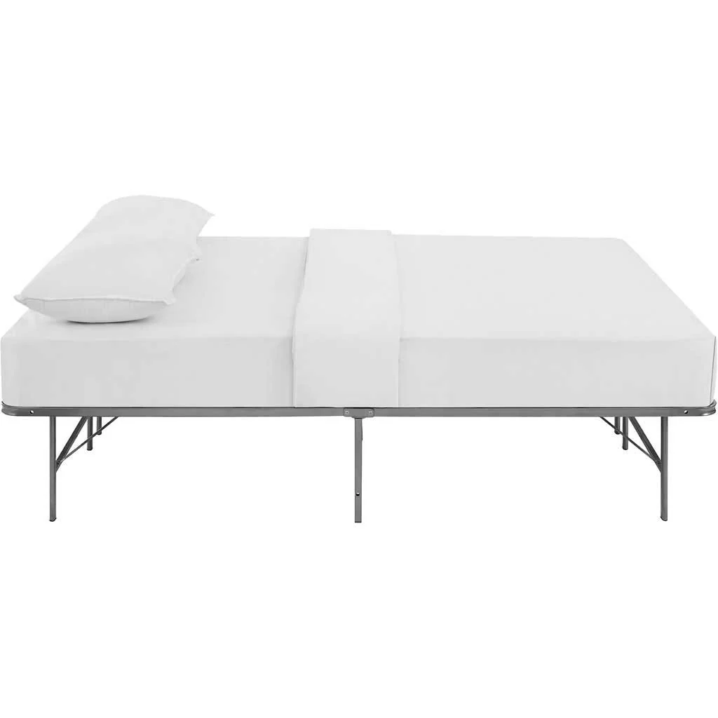 Henry Stainless Steel Bed Silver - Image 2