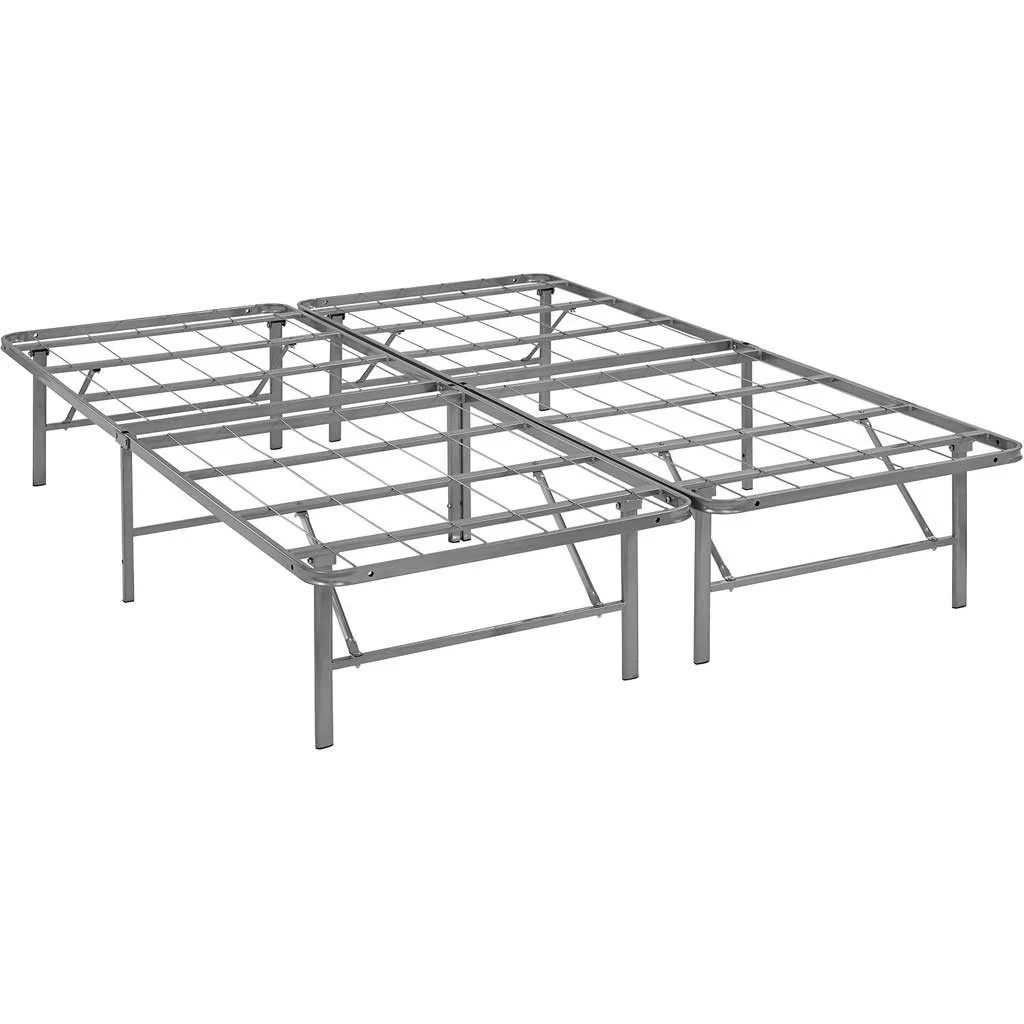 Henry Stainless Steel Bed Silver - Image 4