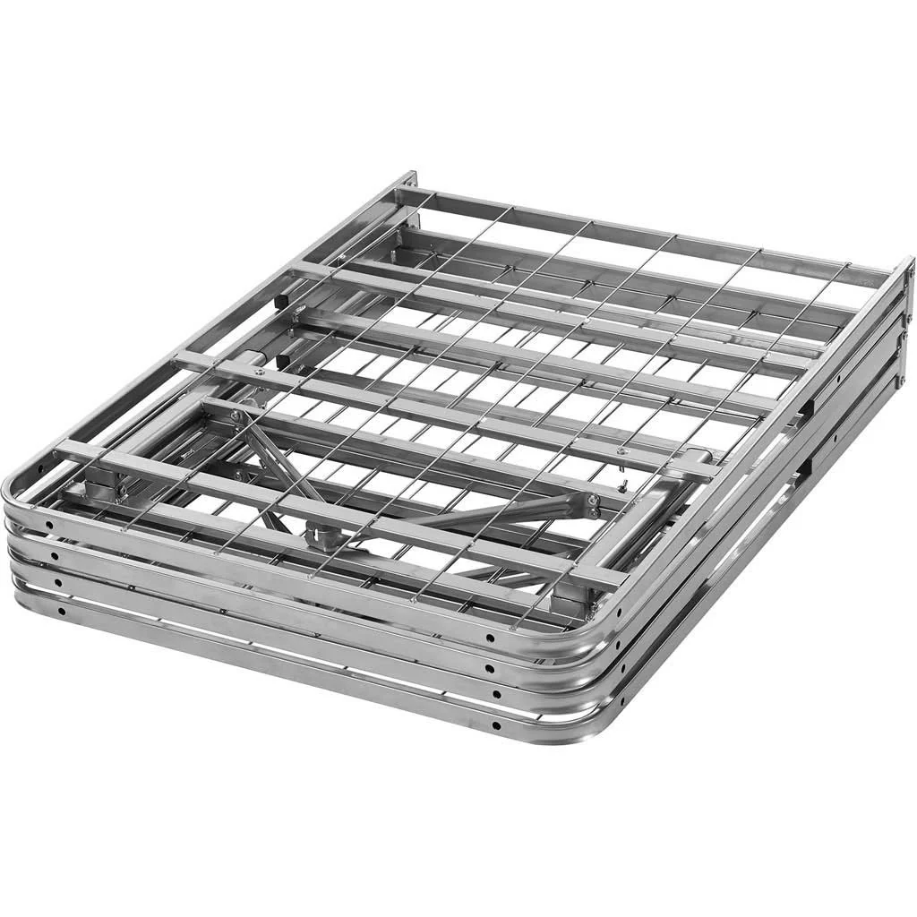 Henry Stainless Steel Bed Silver - Image 5