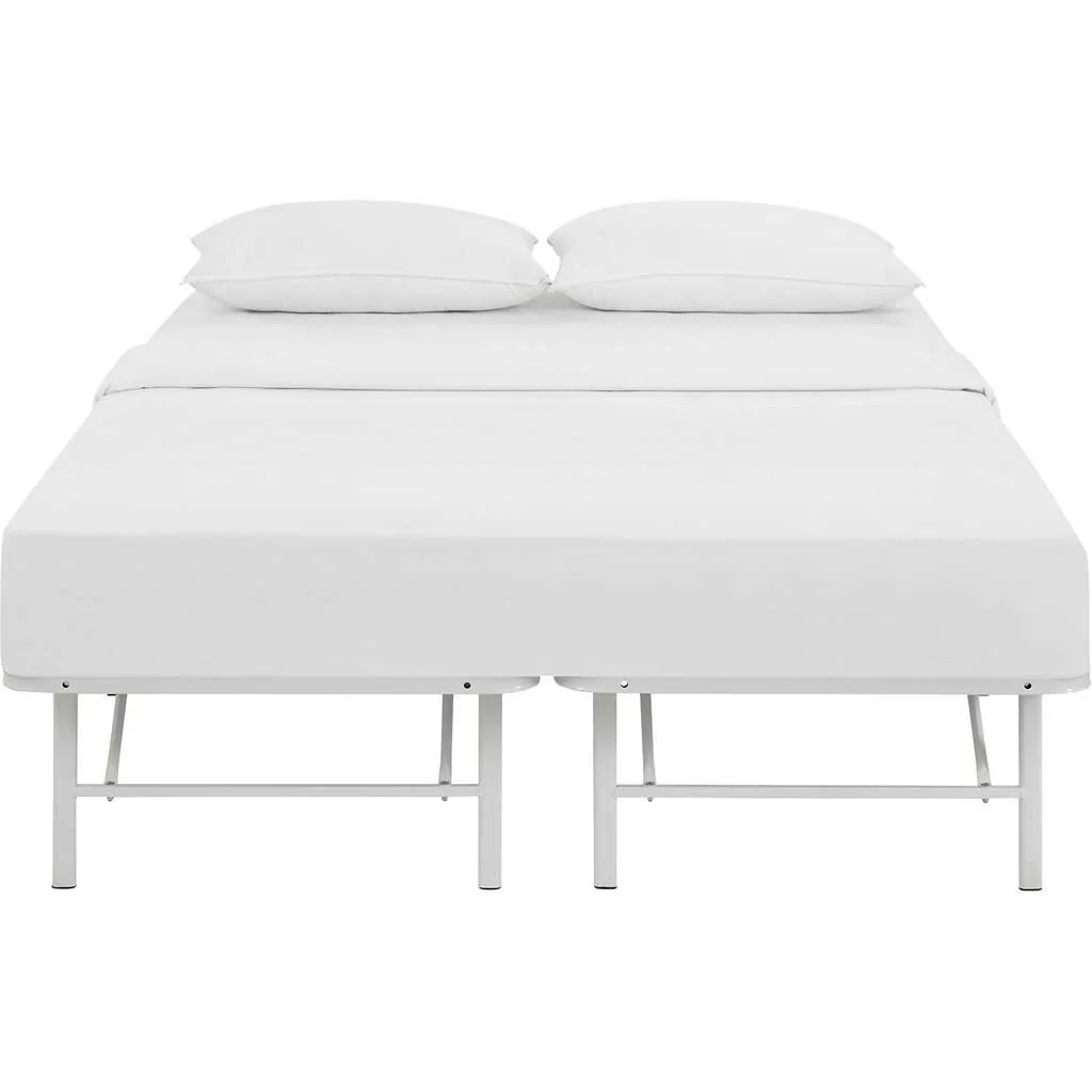 Henry Stainless Steel Bed White - Image 3