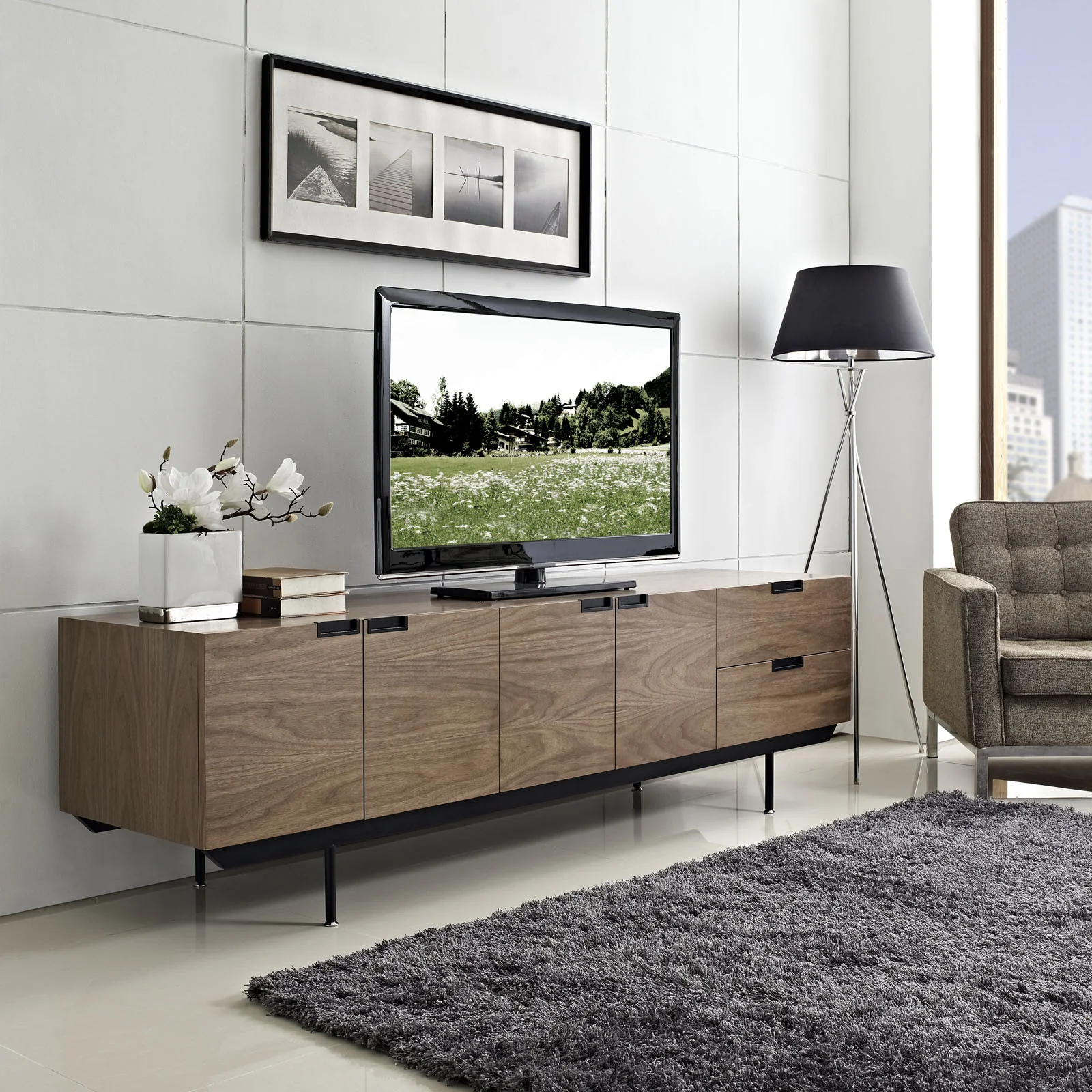 Herald Sideboard Dark Walnut - Image 4