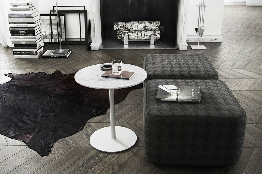 Hester Ottoman Slate Houndstooth - Image 2