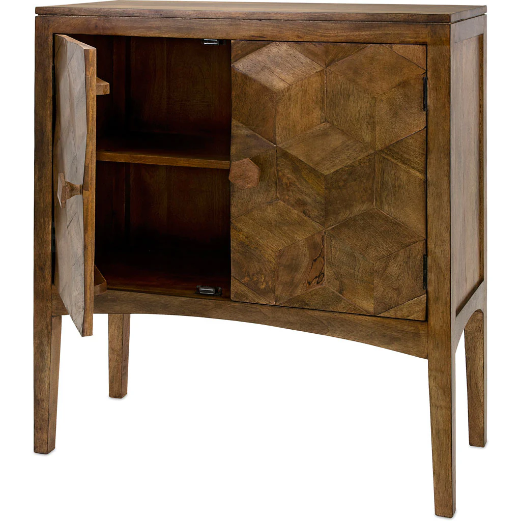 Hexagon 2-Door Cabinet - Image 2