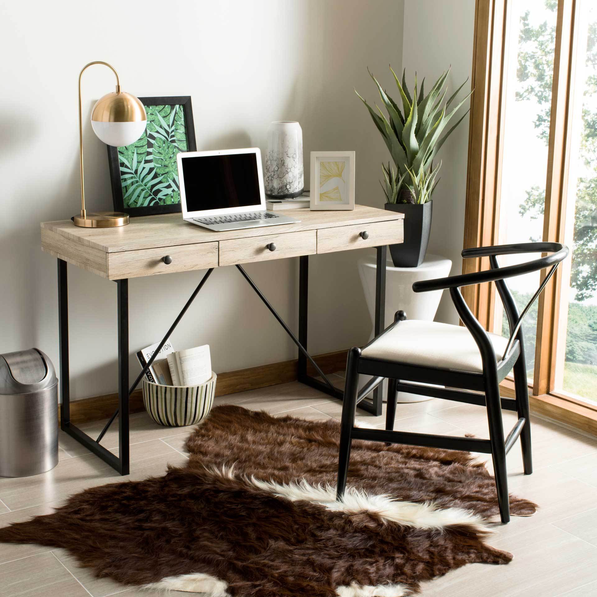 Hian 3 Drawer Desk - Image 7