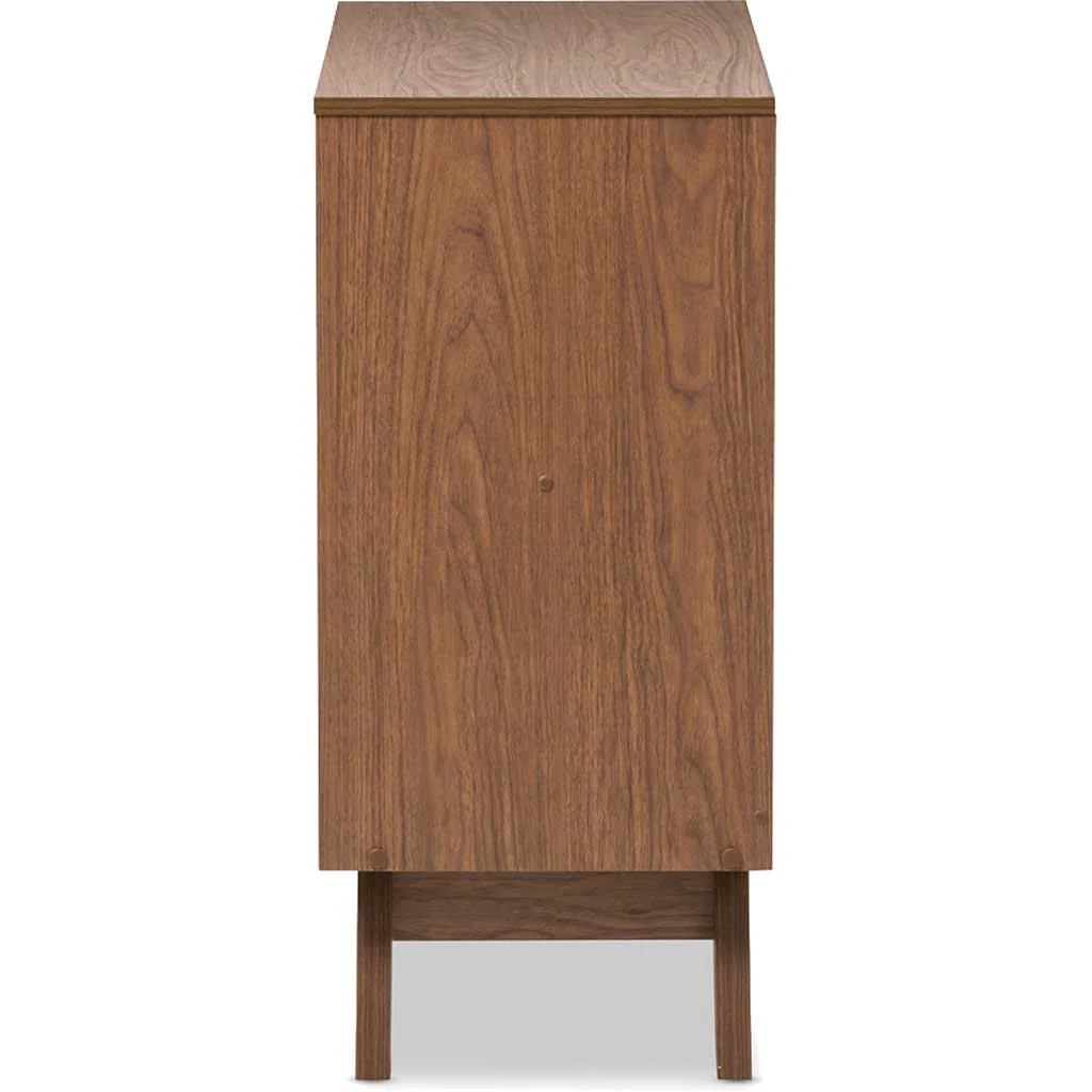 Hilson 4-Drawer Dresser White/Walnut - Image 4