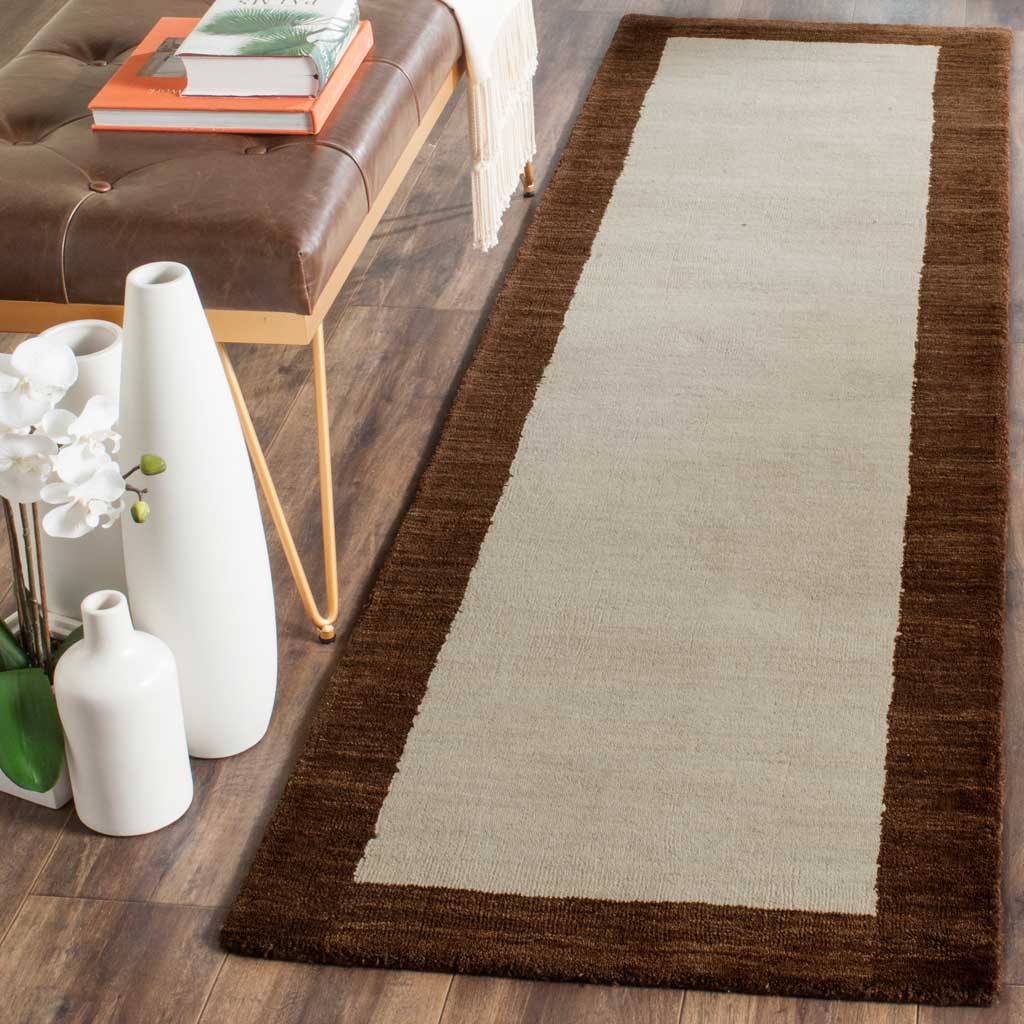 Himalaya Beige/Dark Brown Runner Rug - Image 3