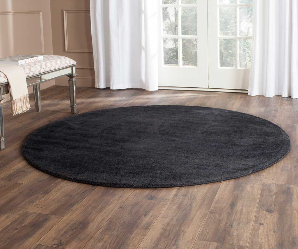 Himalaya Black Round Rug - Image 3
