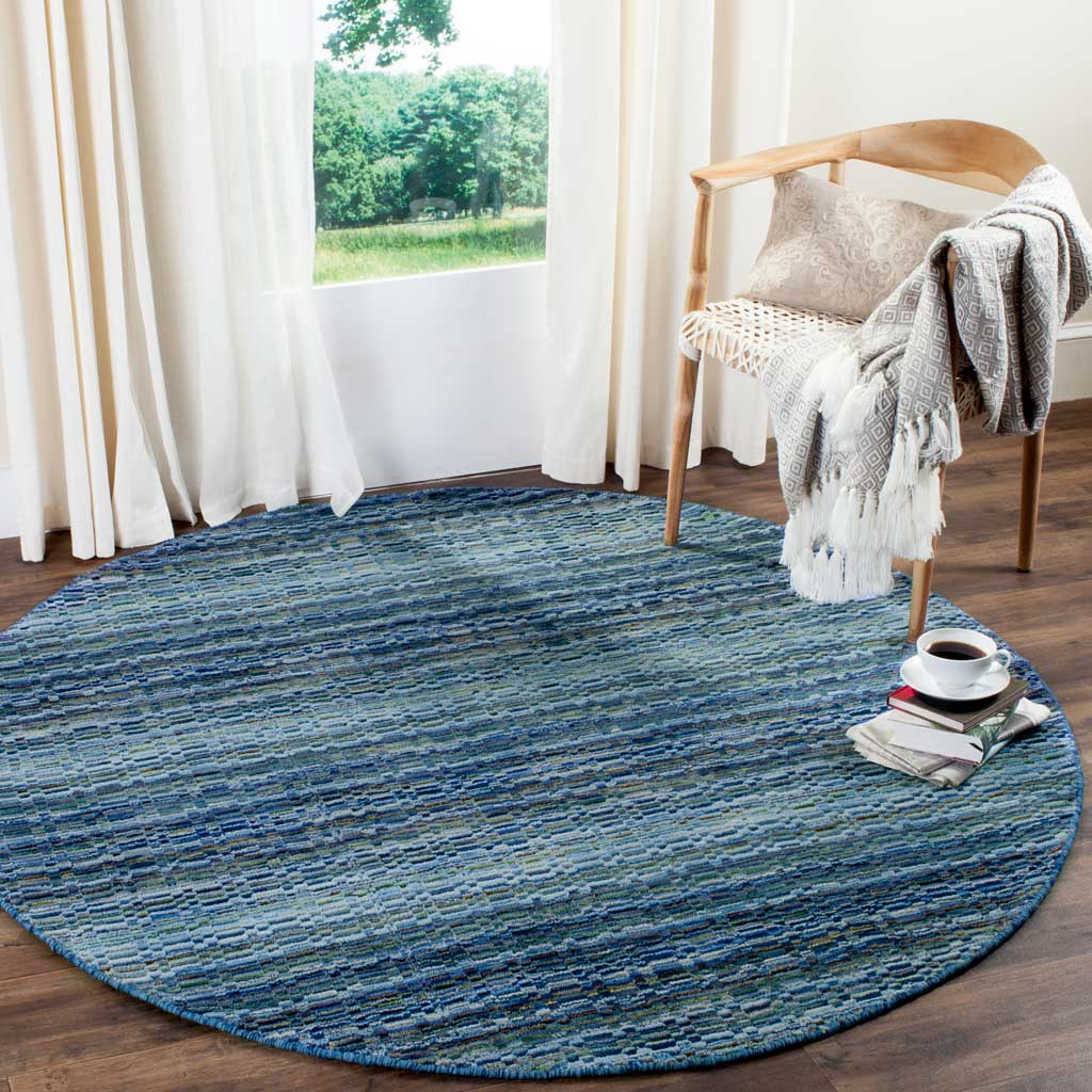 Himalaya Blue/Multi Round Rug - Image 3