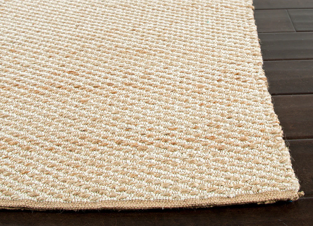 Himalaya Diagonal Weave Cream Area Rug - Image 3