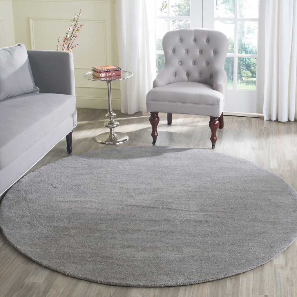 Himalaya Gray Round Rug - Image 3
