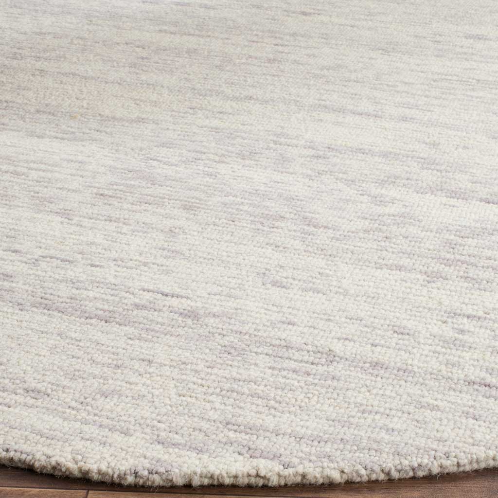 Himalaya Heathered Silver Round Rug - Image 2