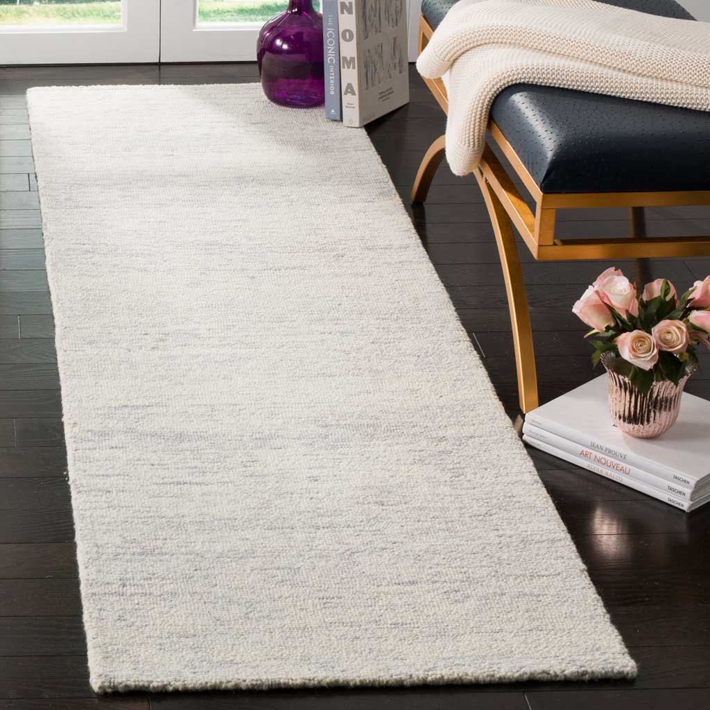 Himalaya Heathered Silver Runner Rug - Image 2