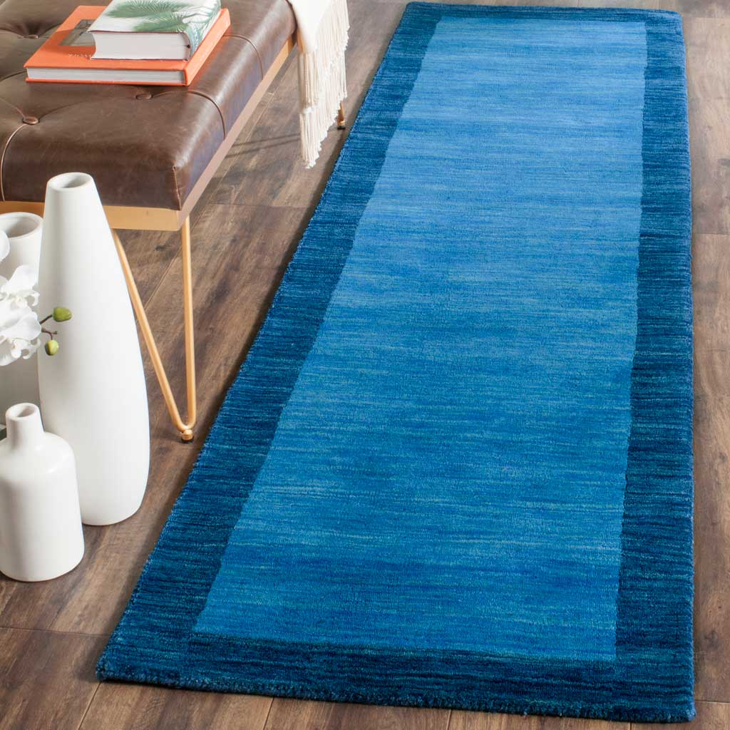 Himalaya Light Blue/Dark Blue Runner Rug - Image 3