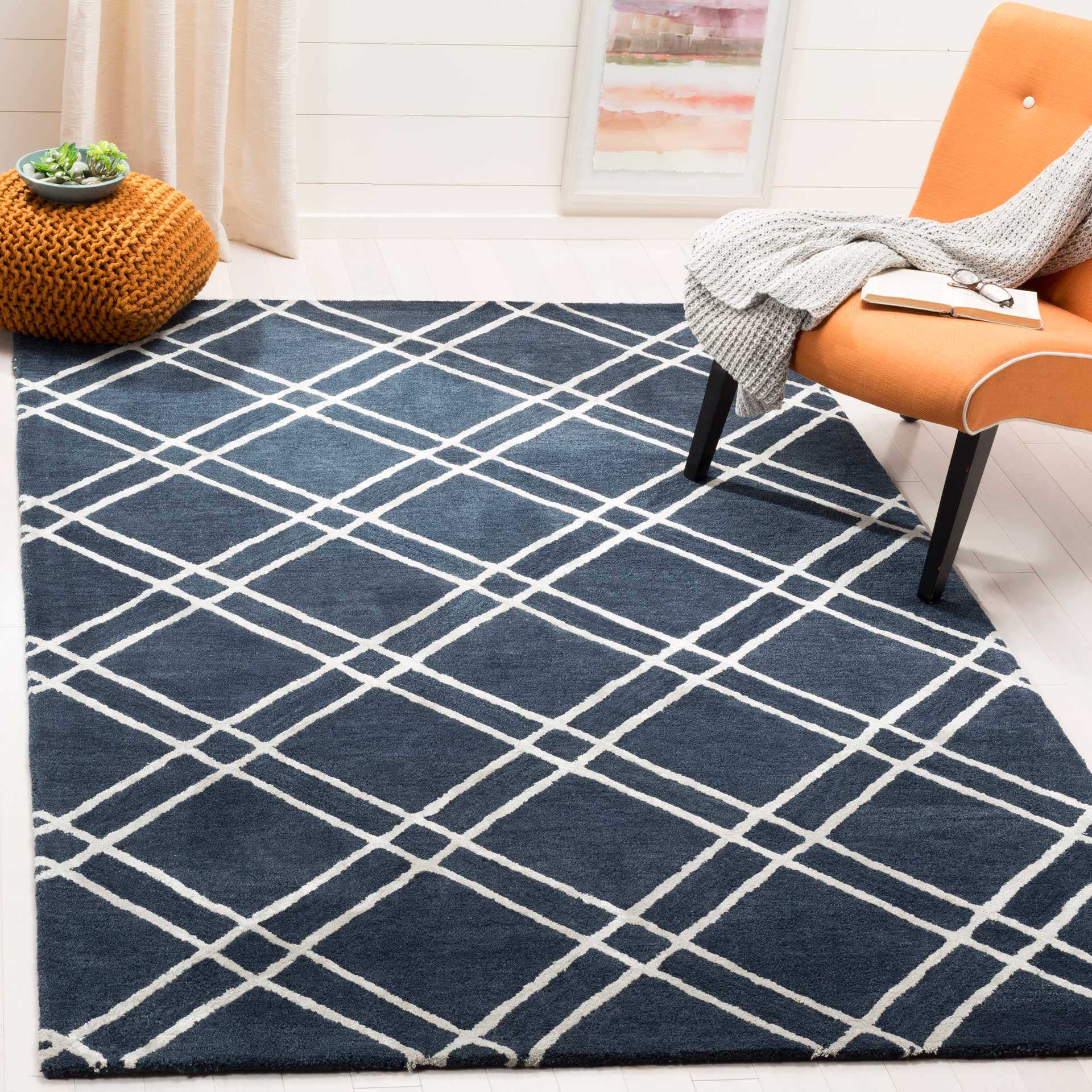 Himalaya Navy/Silver Area Rug - Image 4