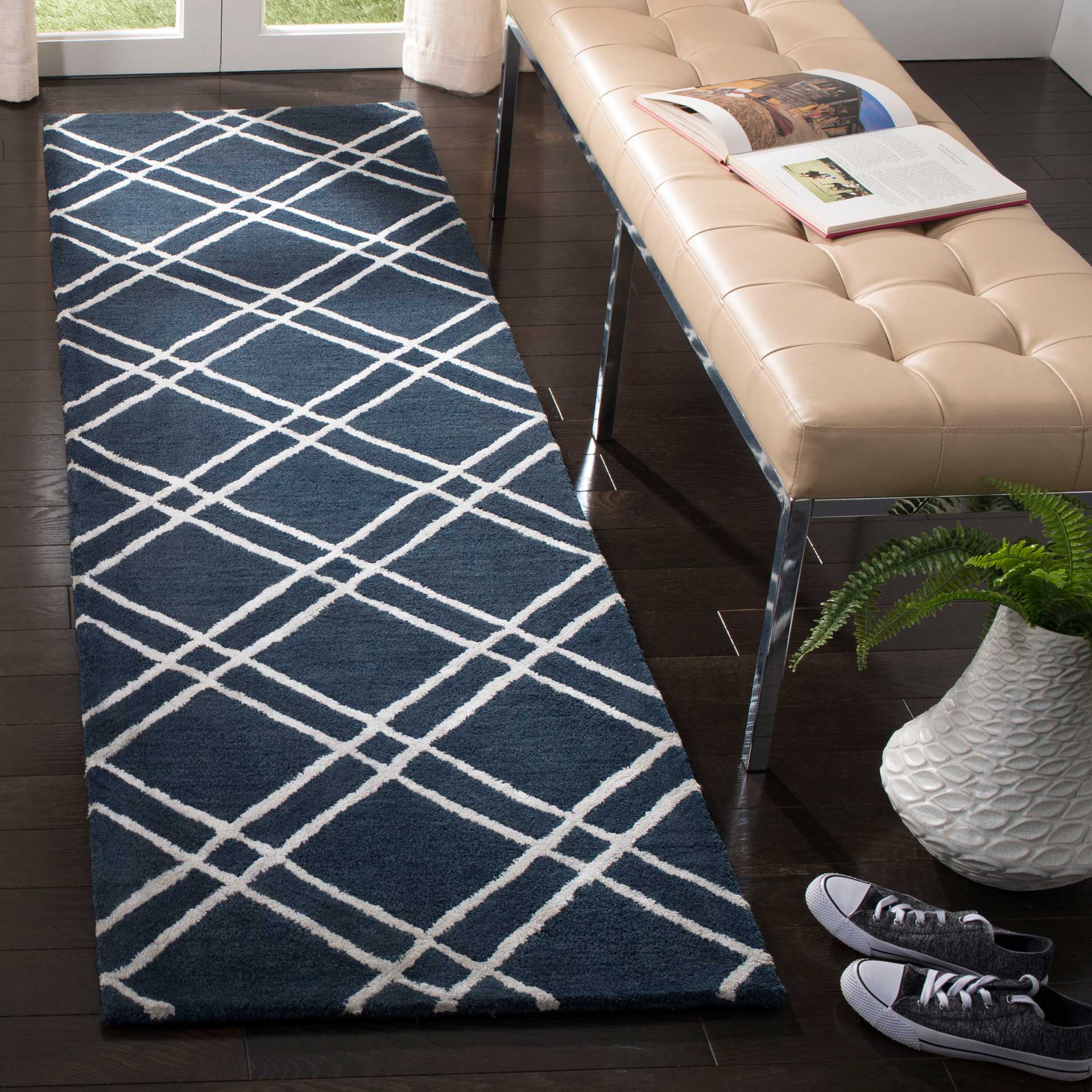 Himalaya Navy/Silver Runner Rug - Image 2