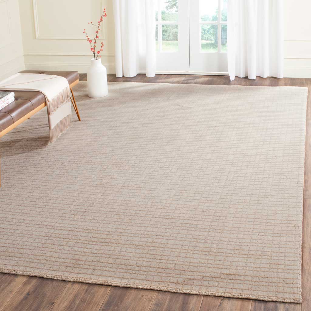 Himalaya Plaid Beige Area Rug - Image 5