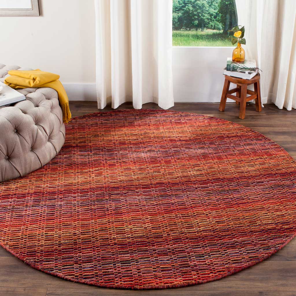 Himalaya Red/Multi Round Rug - Image 3