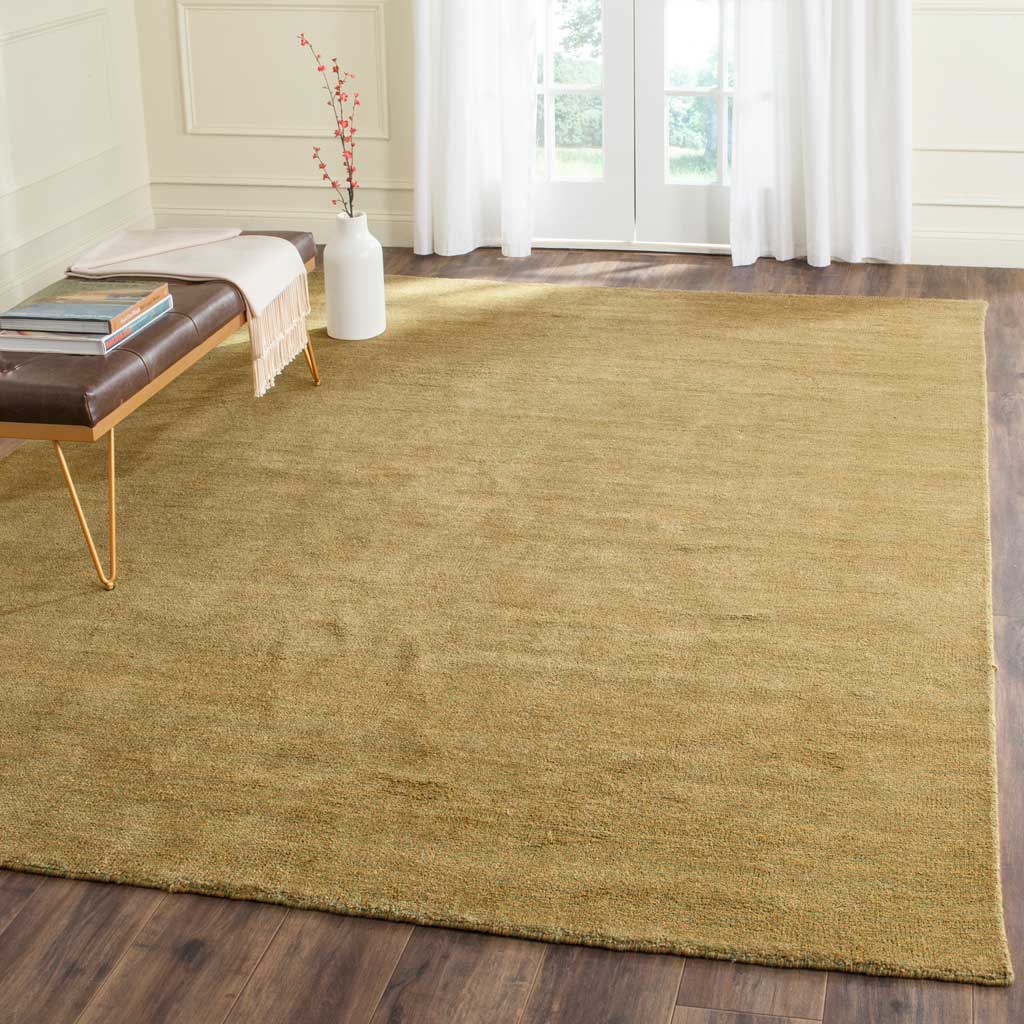 Himalaya Solid Green Area Rug - Image 3