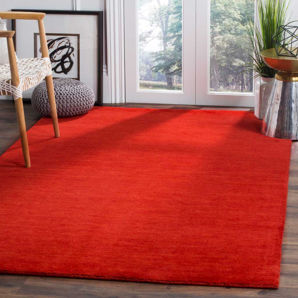 Himalaya Solid Red Area Rug - Image 6