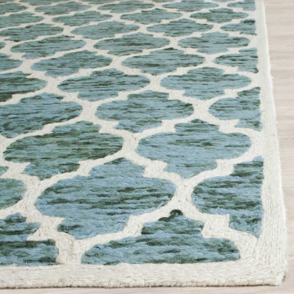 Himalaya Turquoise/Ivory Area Rug - Image 6